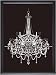 インテリアアート額付『Hiroya Otake』《Chandelier Black》