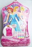 Disney Princess Magnetic Paper Doll Activity Kit with Carry Case - Ariel, Aurora, Cinderella