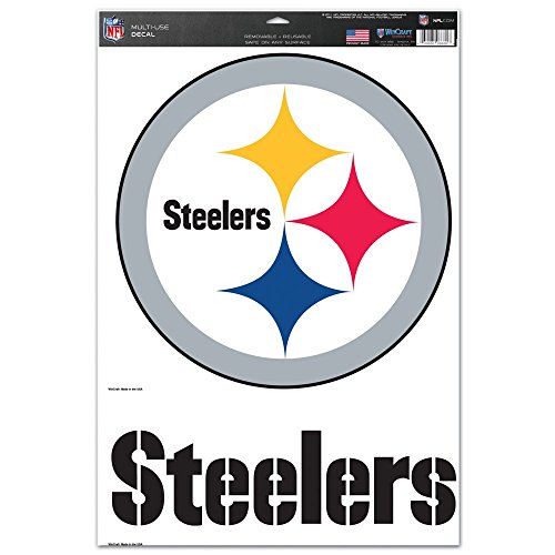 Pittsburgh Steelers 11 x 17 Ultra Window Decal Michael J. Carrollez