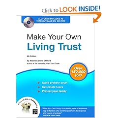 Make Your Own Living Trust (Book & CD-ROM)