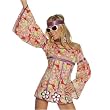 3pc Free Love Hippie 60's Go Go Halloween Costume
