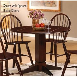 Powell Logan Double Drop Leaf Dining Table in 2-Carton