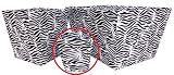 Trend Lab Zebra Print Storage Bin, Small Fabric