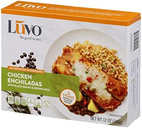 LUVO Entree Enchilada Chicken, 12 Ounce (Pack of 8)