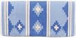 Mayatex Saddle Blanket - Wool Pony Apache - Crystal Blue Ice and Periwinkle