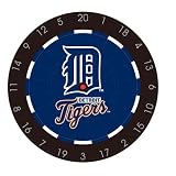 MLB Detroit Tigers Bristle Dart Board With Darts And Flights