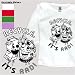 Recycle. It's Rad! infant long sleeve lap tee shirt. American Apparel cotton t-shirt, 12-18months, white
