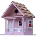 Cotton Candy Cottage Birdhouse
