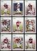 2006 Score Arizona Cardinals Football Card Complete Set of 18 Cards including Edgerrin James plus rookie cards of Matt Leinart, Greg Lee, Leonard Pope, Kendrick Clancy, Gabe Watson, and Todd Watkins.