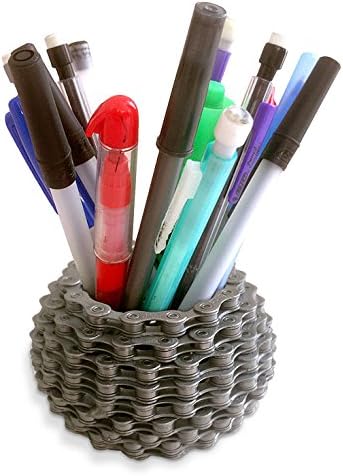 Bike Chain Pen Pot