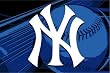 New York Yankees Tufted Floor Rug - MLB Baseball Fan Shop Sports Team Merchandise