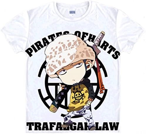 One Piece Short Sleeves Tee T-shirt Tee (M (US S), White)