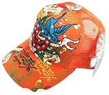 New Ed Hardy By Christian Audigier Love Bird Rhinestone Trucker Hat Cap