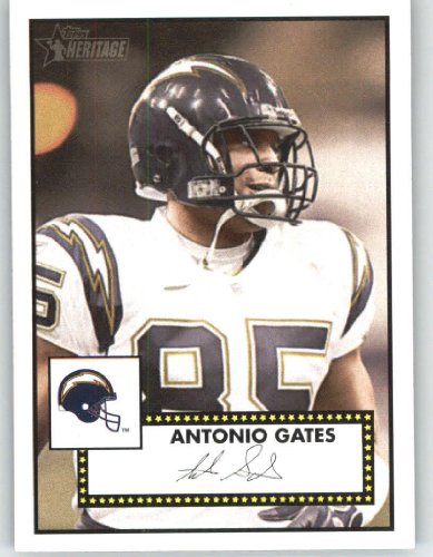 2006 Topps Heritage #252 Antonio Gates - San Diego Chargers (Football Cards)