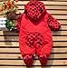 Baby Ladybug and Cows Warm Body Suit Autumn and Winter Clothing Baby Romper