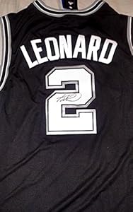 Kawhi Leonard Autographed San Antonio Spurs Jersey