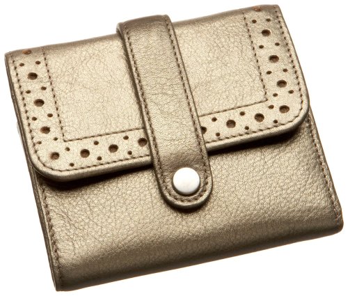 Cross Autocross AC205-13 Womens Money Wallet Collection Bifold Coin Zip Wallet (Bronze)