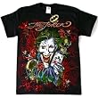 DC Comics Classic Batman The Joker Tattoo Glitter T-shirt
