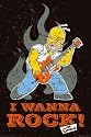 The Simpsons - Wanna Rock Poster (91 x 61cm)