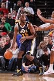 Utah Jazz v Portland Trail Blazers: Al Jefferson Photographic Poster Print by Sam Forencich, 12x18