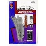 Life-Like Trains Power-Loc N Scale Track - Left Hand Remote Control Switch, Nickel Silver