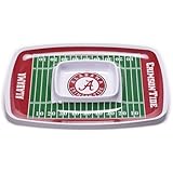 NCAA Alabama Crimson Tide Melamine Chip and Dip Tray