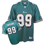 Reebok Miami Dolphins Jason Taylor Replica Team Color Jersey