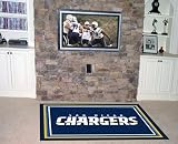 NFL San Diego Chargers 46X72 Rug 4X6 Mat