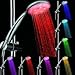 Color Changing Showerhead Nozzle - Rainbow LED Lights Cycle Every 2 Seconds
