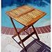 Premium Plantation Teak Square Folding Table Ibiza