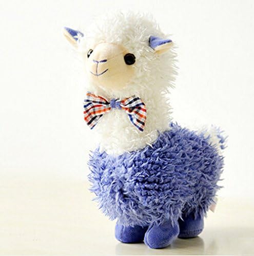 Cute 15" Alpaca Plush Dolls Llama Stuffed Toys Creative Birthday Gifts Blue