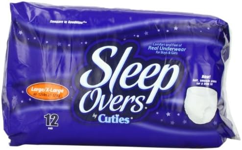Sleep Overs Youth Pants, Large/x-large, pack 12
