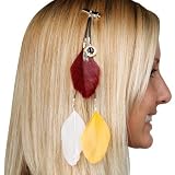 Washington Redskins Team Color Feather Hair Clip