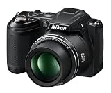 Nikon Coolpix L310 Appareil photo bridge 14 Mpix Zoom optique Nikkor 21x Noir