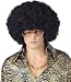 Mens Retro Disco Black Wig Hairpiece Afro Fro 60s 70s Costume Wig 1960s 1970s Curly