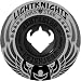 Darkstar Light Knight Dual Durometer (Black/Grey) Skateboard Wheels - Set of 4 - 52 mm