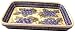 Kitchen & Housewares : Bunzlauer Polish Pottery 370-DU8 Rectangular Baker, Blue with Yellow, White, and Green