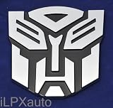 5" Transformers Autobot Car Chrome Badge Emblem 3D Logo