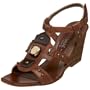 Aquatalia by Marvin K. Women's Xcite Wedge Sandal,Nut Calf,11 M US