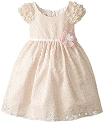 Girls Flutter Sequined Lace Chiffon/Polyester  Dress