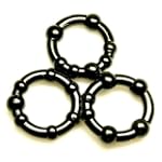 SAVE $7 - Beaded Silicone Male Cock Ring 3 Pack $2.99