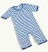 BADEANZUG 20er JAHRE - BLAU/WEISS - Größe (XL)