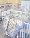 Sumersault Moon & Stars 4 pc Crib Set