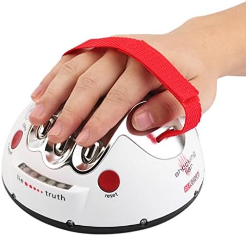 SIDECAR Electric Shocking Lie Detector Machine True or Dare Game Gag Practical Joke Toys Polygraph Adult Party Shock Game Shocking Liar Detector True Ages 14+