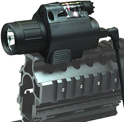 Chinoook Tactical Red Laser Sight &amp; CREE LED Flash Light Combo - rifle shotgun 20mm Rail