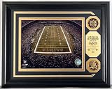 Superdome Photomint with 2 24KT Gold Coins - New Orleans Saints Plaque