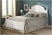 White Lorna Bed with Frame - King