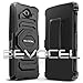 Lumia 650 Case, Evocel [New Generation Series] Belt Clip Holster, Kickstand, & Dual Layer for Microsoft Lumia 650, Black (EVO-NK650-XX01)