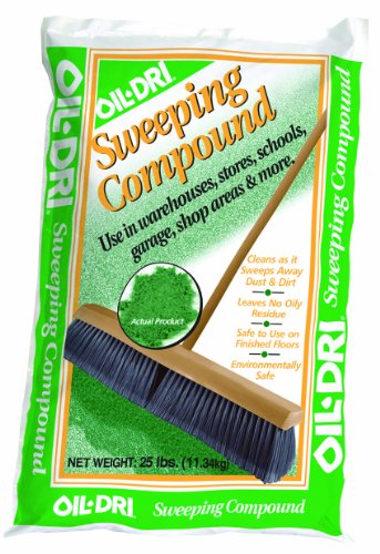 Oil-Dri L91025-G90 Sweeping Compound Bag, 25 lbs, Green On Sale