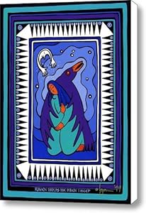 Raven Holds Me When I Weep Canvas Print / Canvas Art - Artist Angela Treat Lyon